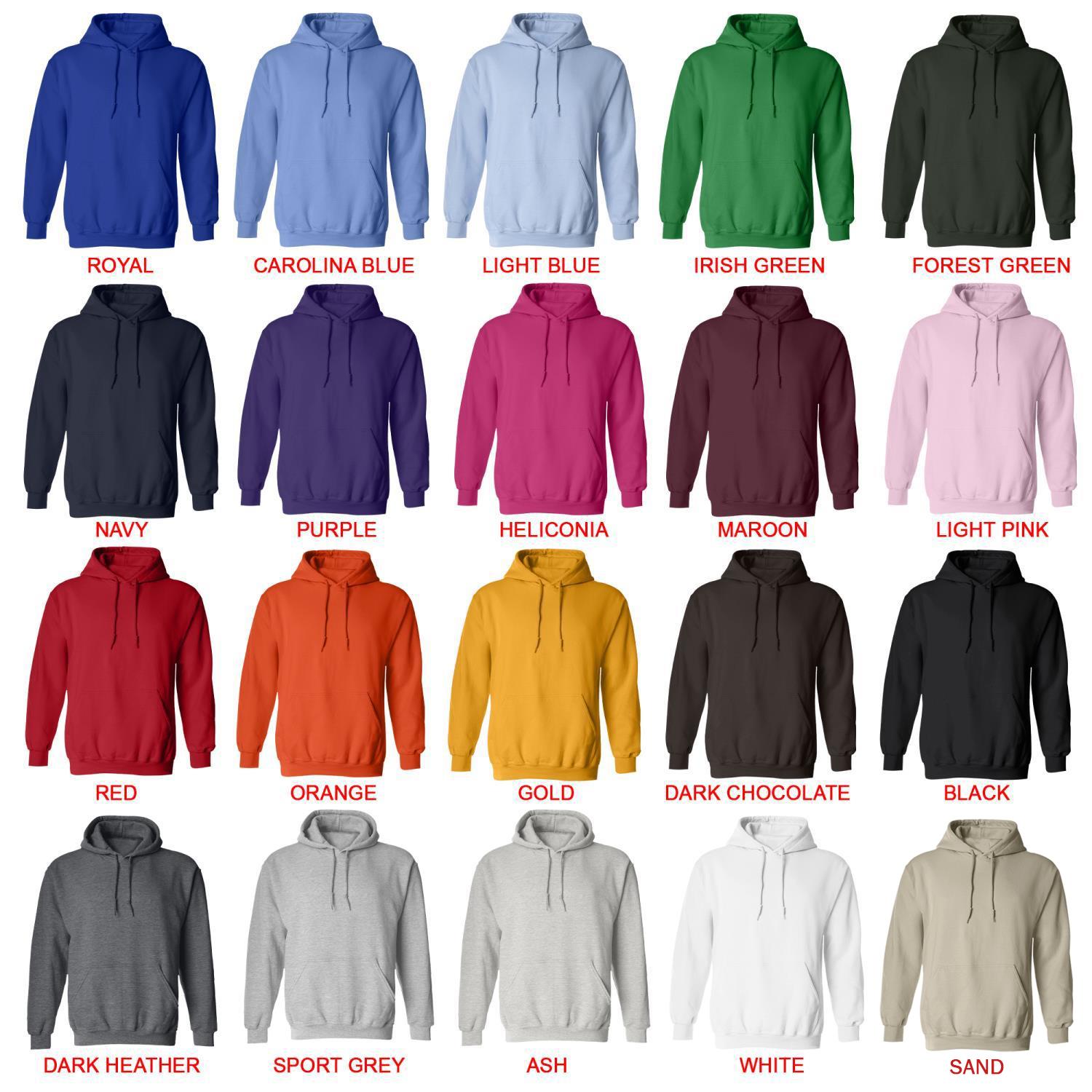 hoodie color chart - Metallica Uk Store