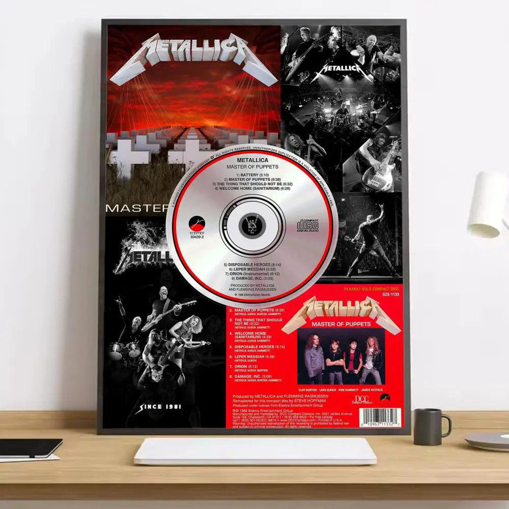 Metallica Artistic Home Decor Wall Art