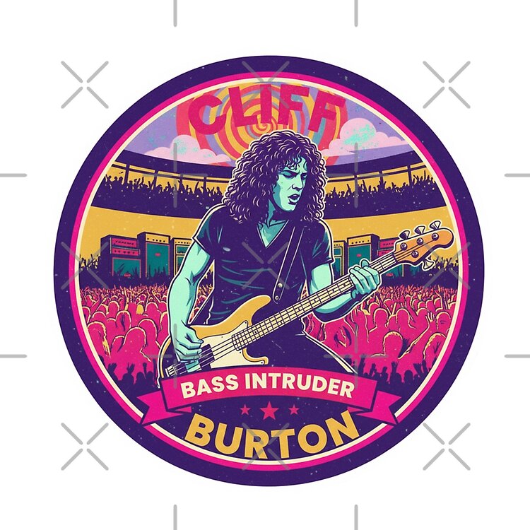 Cliff Bass Intruder Burton Retro Concert Art Tote Bag - Image 2