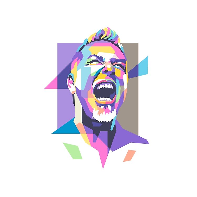 James Hetfield In Wpap Tote Bag - Image 2