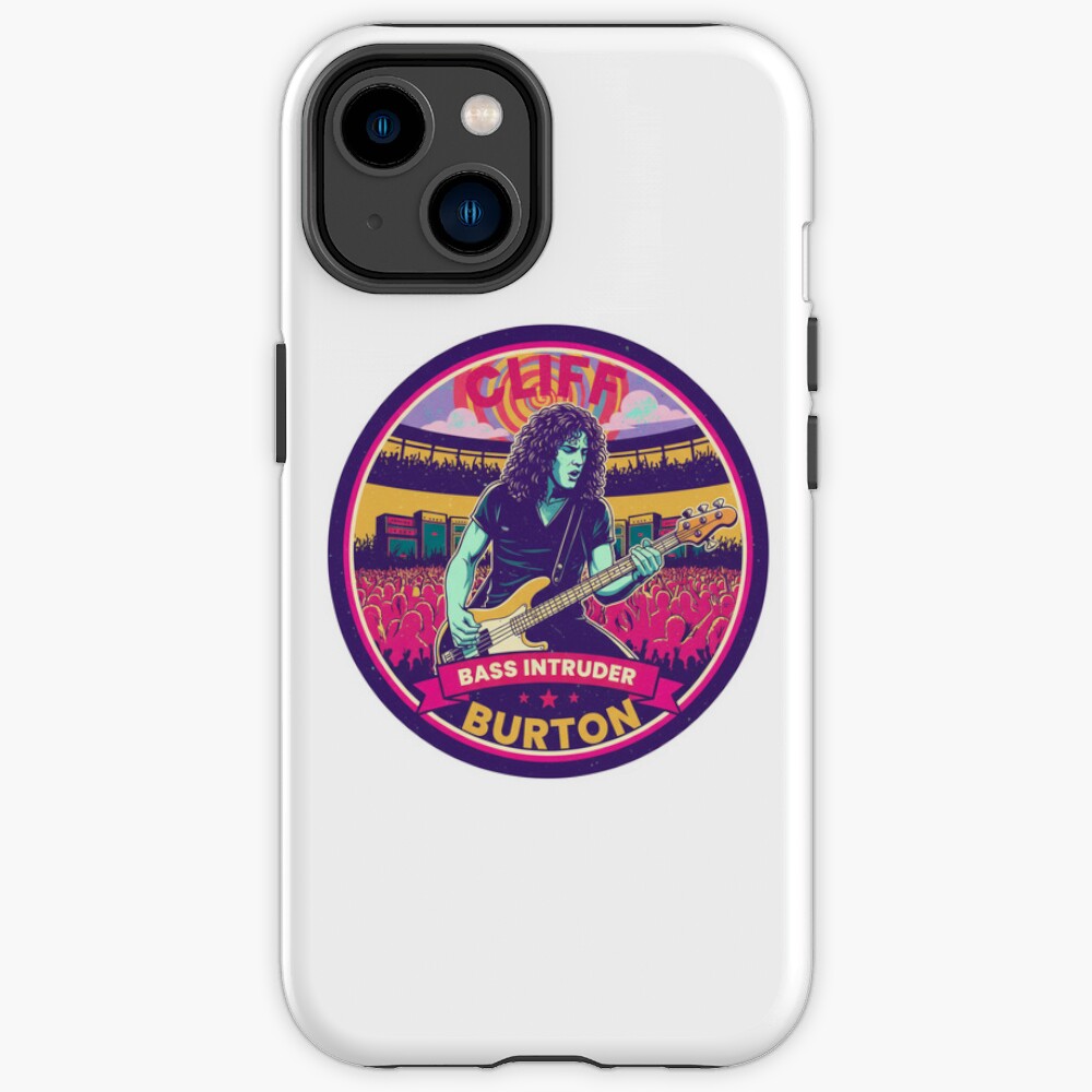 Cliff Bass Intruder Burton Retro Concert Art Iphone Case