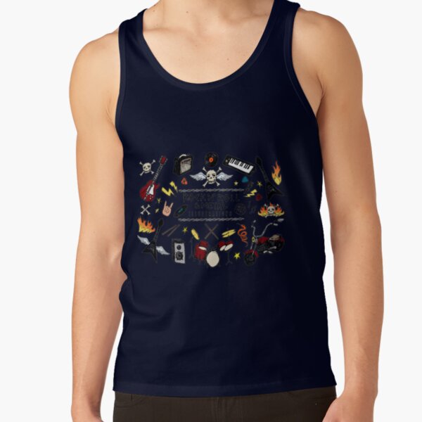 Best Rock N Roll Metal 80s Metallica Apparel And Wall Ar Tank Top - Image 5