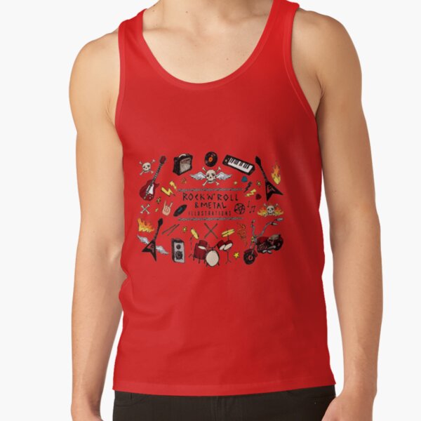 Best Rock N Roll Metal 80s Metallica Apparel And Wall Ar Tank Top - Image 4
