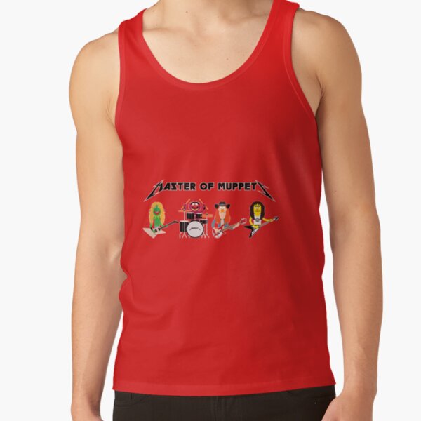 Muppets As Metallica Band Tank Top - Image 4