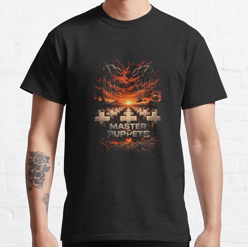 Sad But True Double Skull Mirror Art T-Shirt