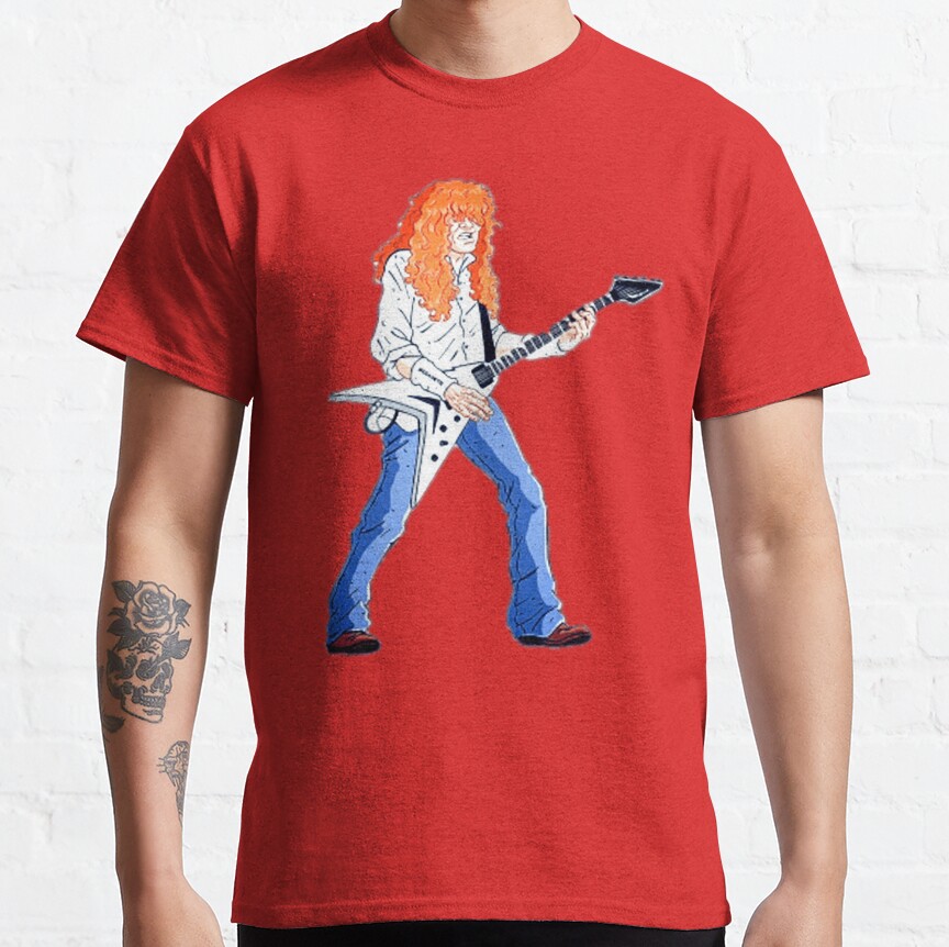 Cartoon Dave Mustaine T-Shirt - Image 6