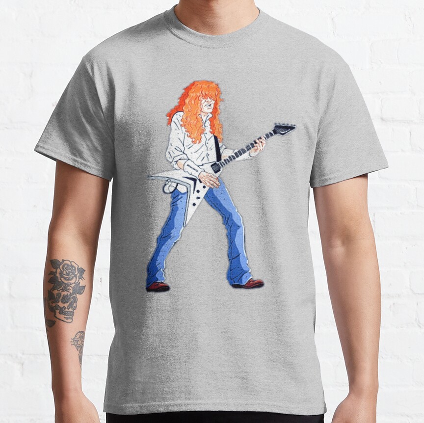Cartoon Dave Mustaine T-Shirt - Image 7