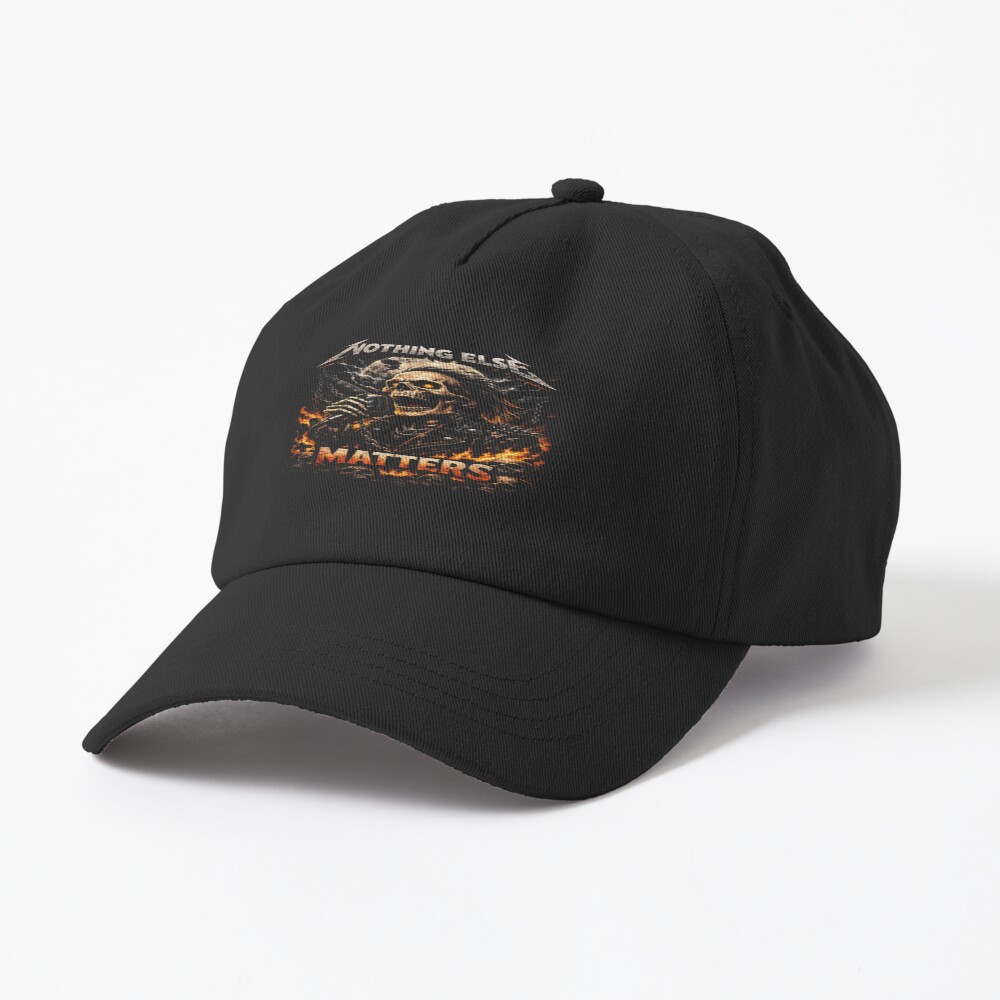 Nothing Else Matters Skull Rocker Art Hat