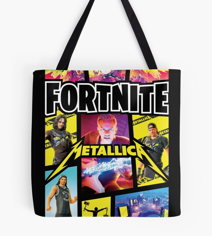 Fortnite Metallica Tote Bag
