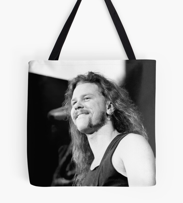 James Hetfield Bw Photograph Tote Bag
