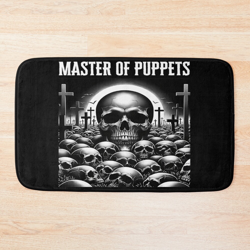 Master Of Puppets Basic Design Bath Mat