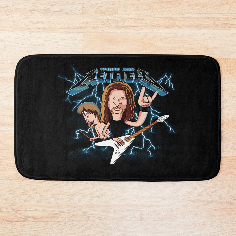 Ulri Ch And Hetf Ield Bath Mat