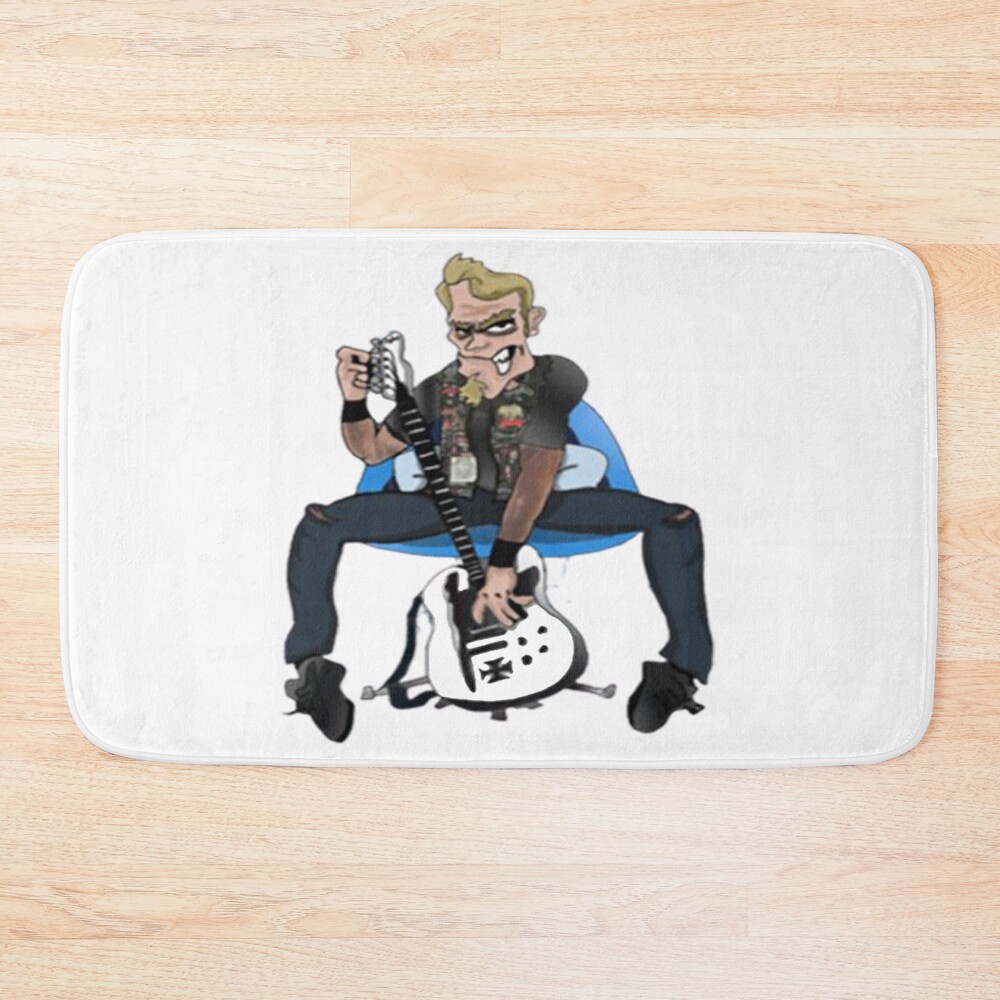 Metallica James Hetfield So What Bath Mat