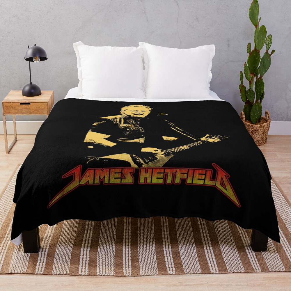 James Hetfield Hot Design Throw Blanket