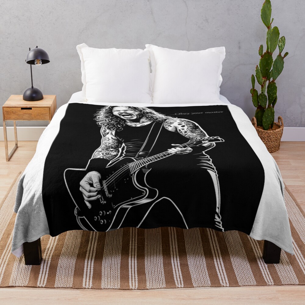 Metallica Obey Your Master Throw Blanket