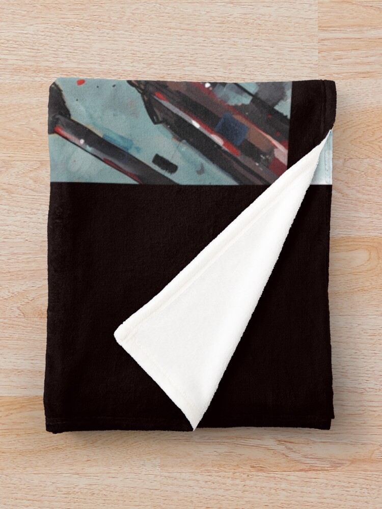 James Hetfield Painting Throw Blanket - Image 2