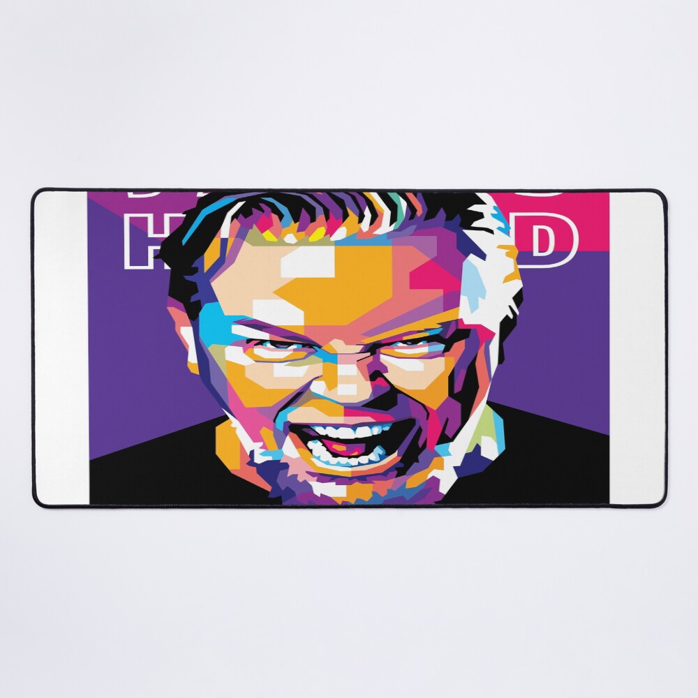 James Hetfield In Wpap Style Mouse Pad