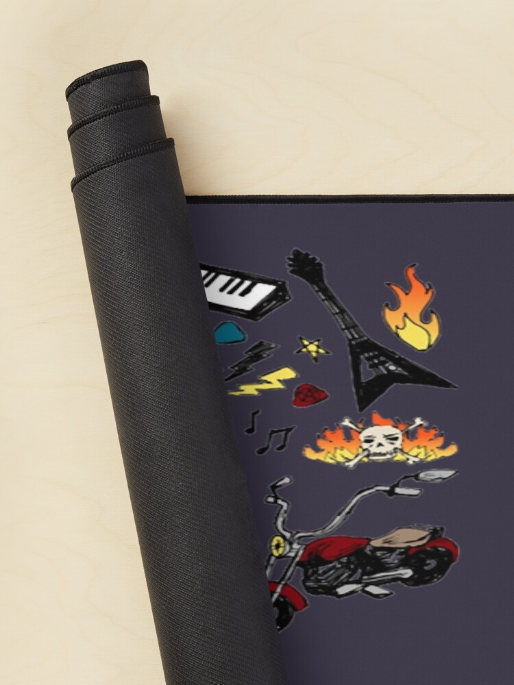 Rock Heavy Metal Best Rock N Roll Metal 80s Metallica Apparel And Wall Ar Mouse Pad - Image 2