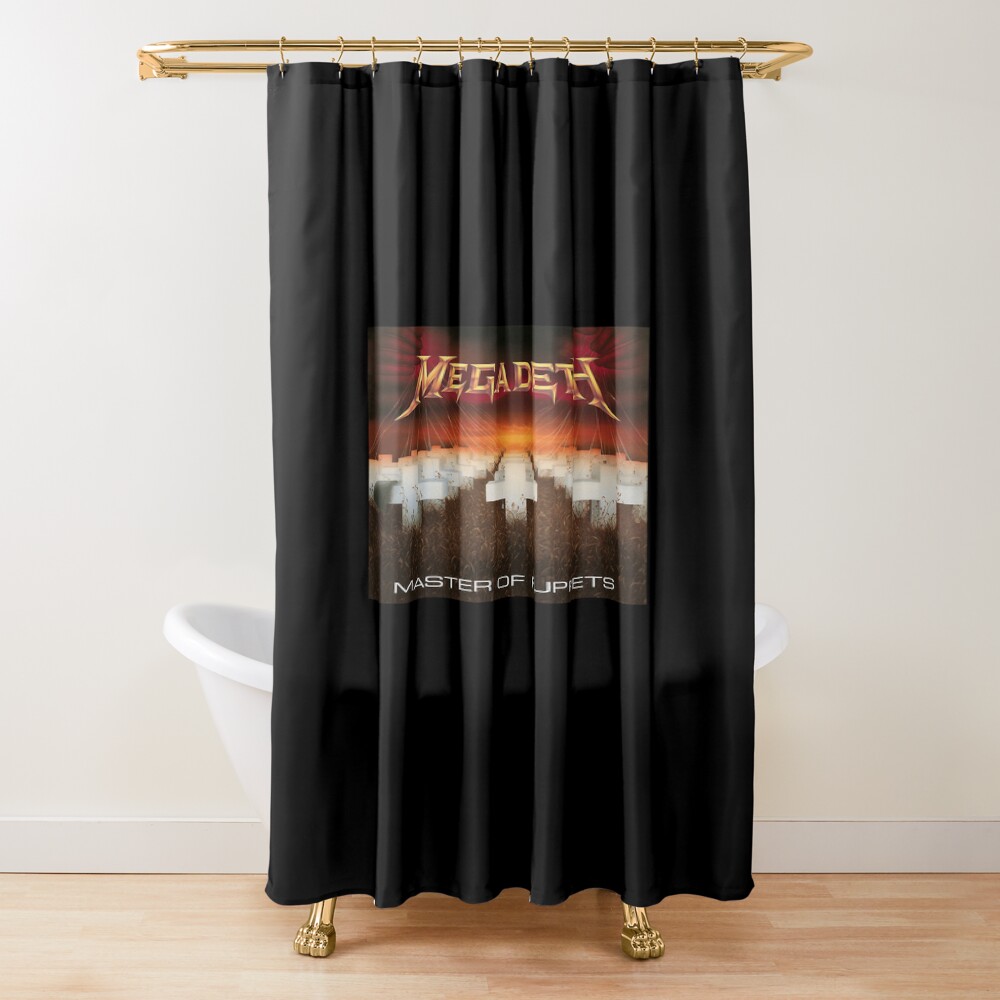 Megadeth Master Of Puppets Shower Curtain