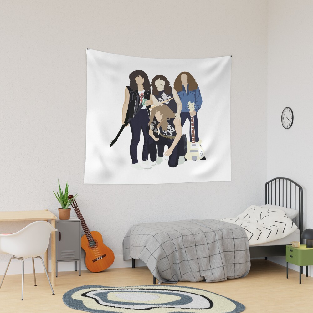 Minimal Metallica Tapestry