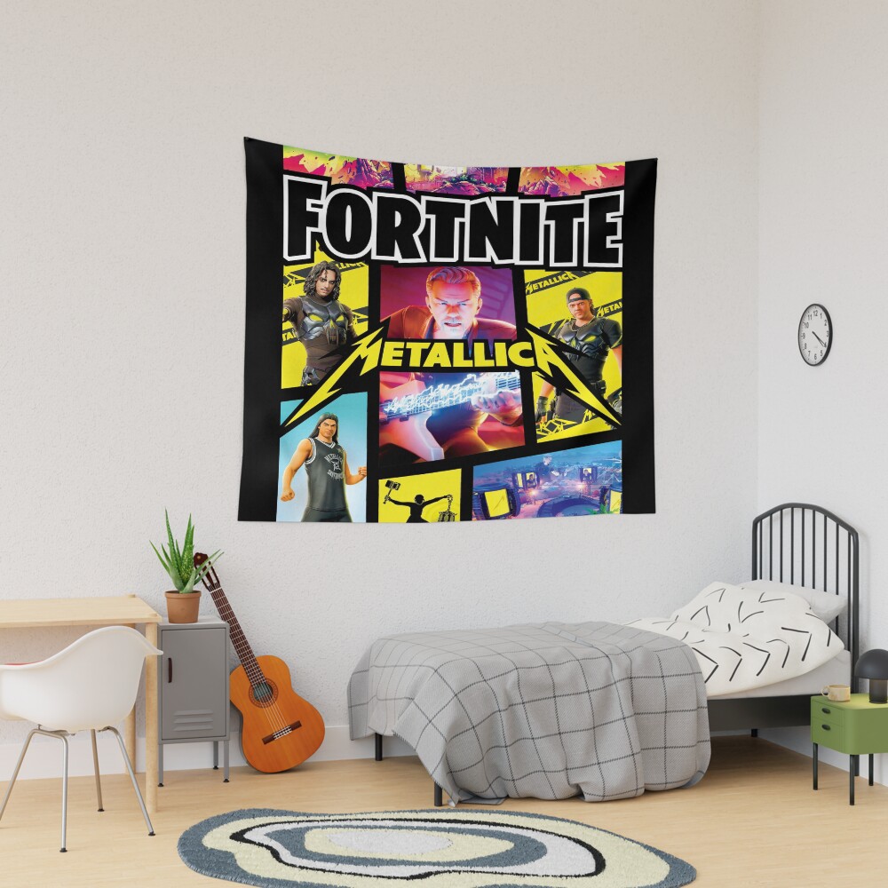 Fortnite Metallica Tapestry