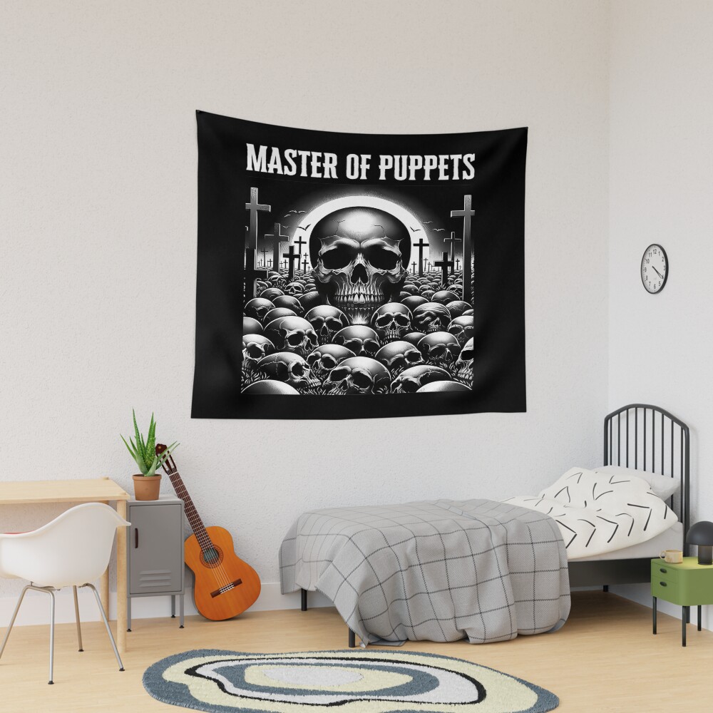 Master Of Puppets Basic Design Tapestry