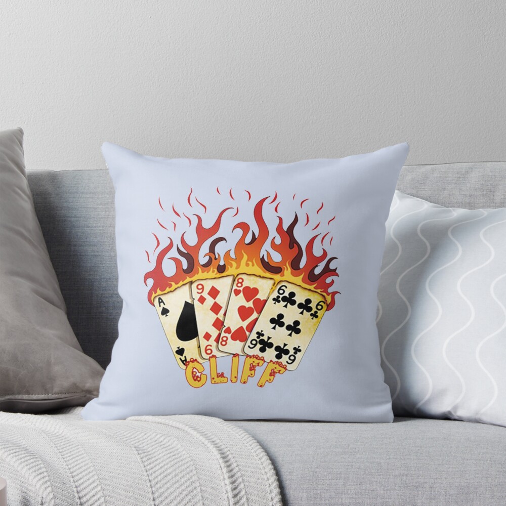 Cliff Burton 1986 Throw Pillow