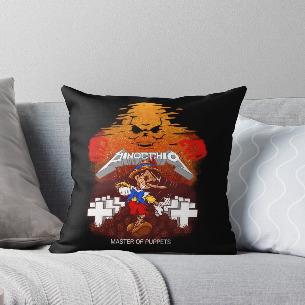 Master Of Puppets By Opoyostudio Throw Pillow