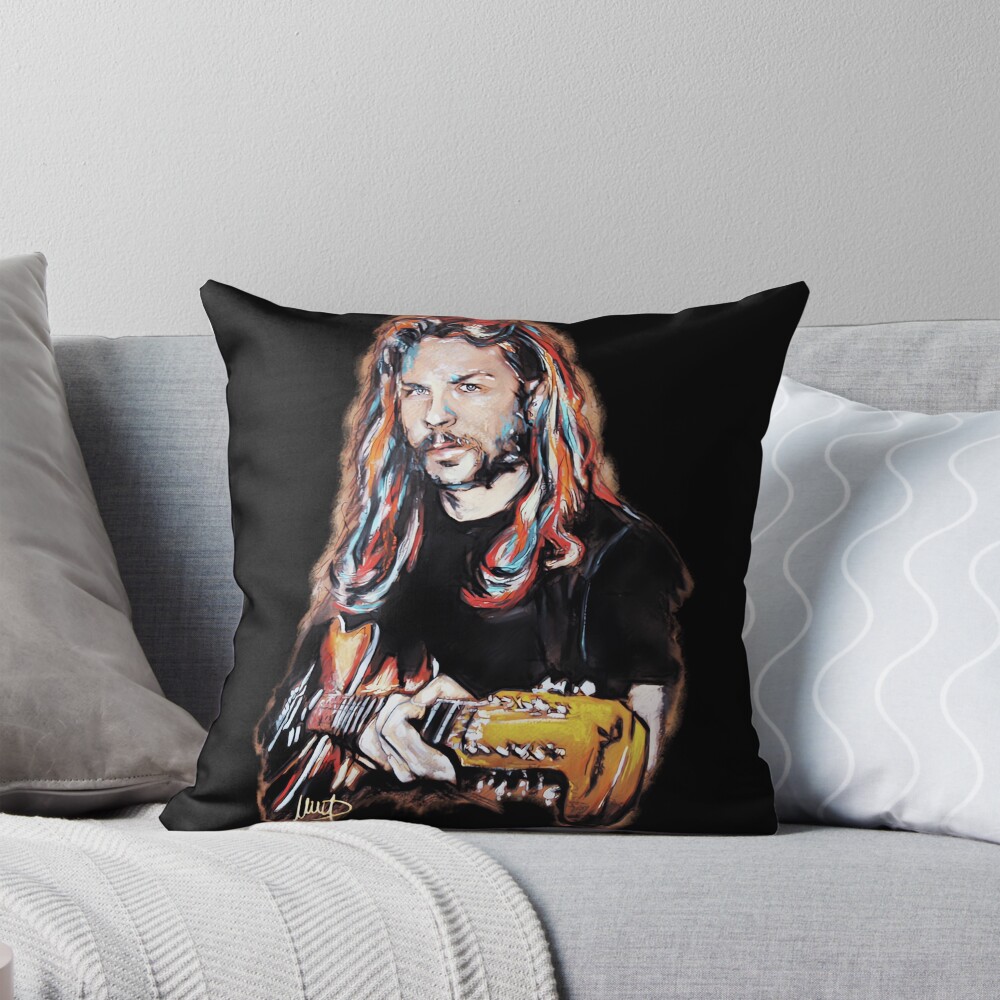 James Hetfield 1 Melanie D Transparent Throw Pillow